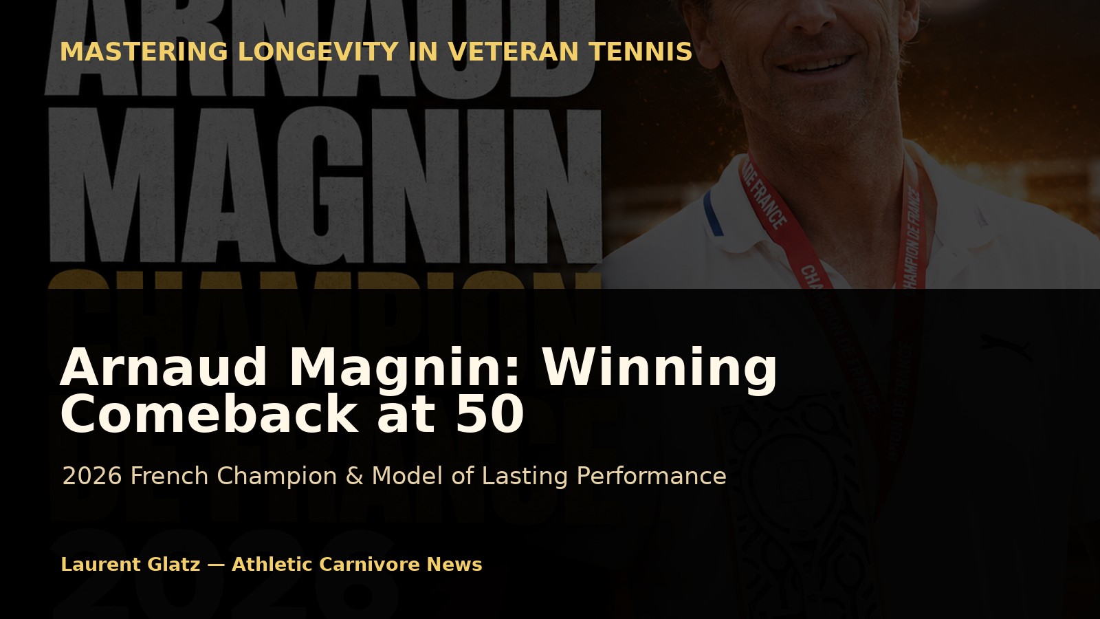 Arnaud Magnin: A Winning Comeback at 50, a Model of Lasting Performance