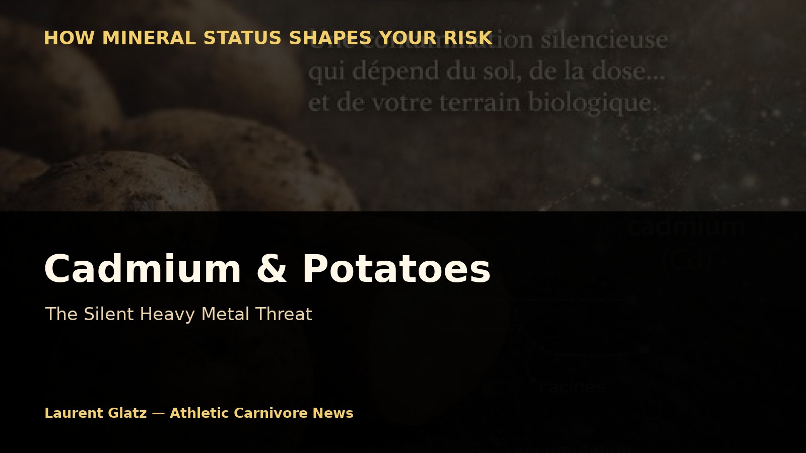 Cadmium, Potatoes, and Silent Contamination: The Heavy Metal You Never See Coming