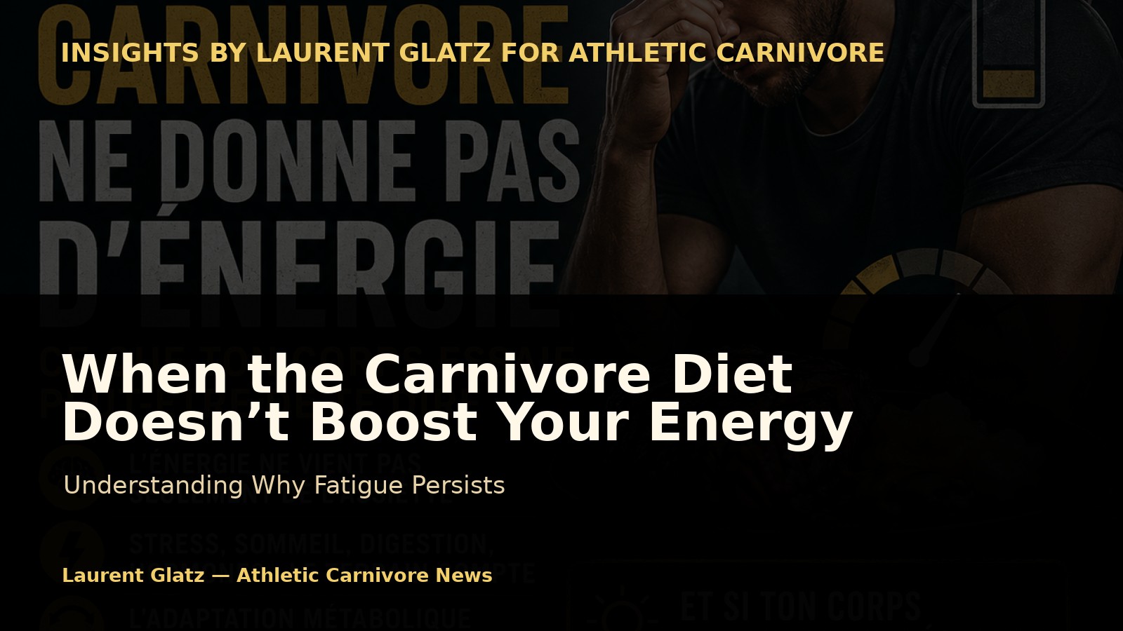 When the Carnivore Diet Doesn’t Boost Your Energy: Understanding Your Body’s Signals