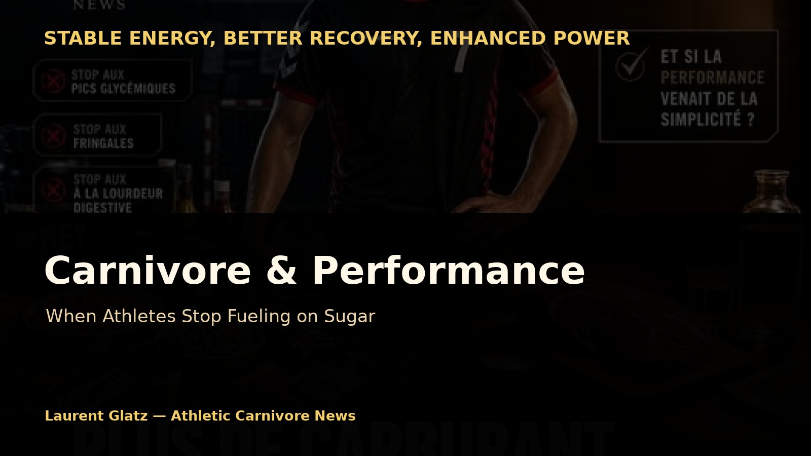 Carnivore and Performance: When the Athlete Stops Fueling on Sugar