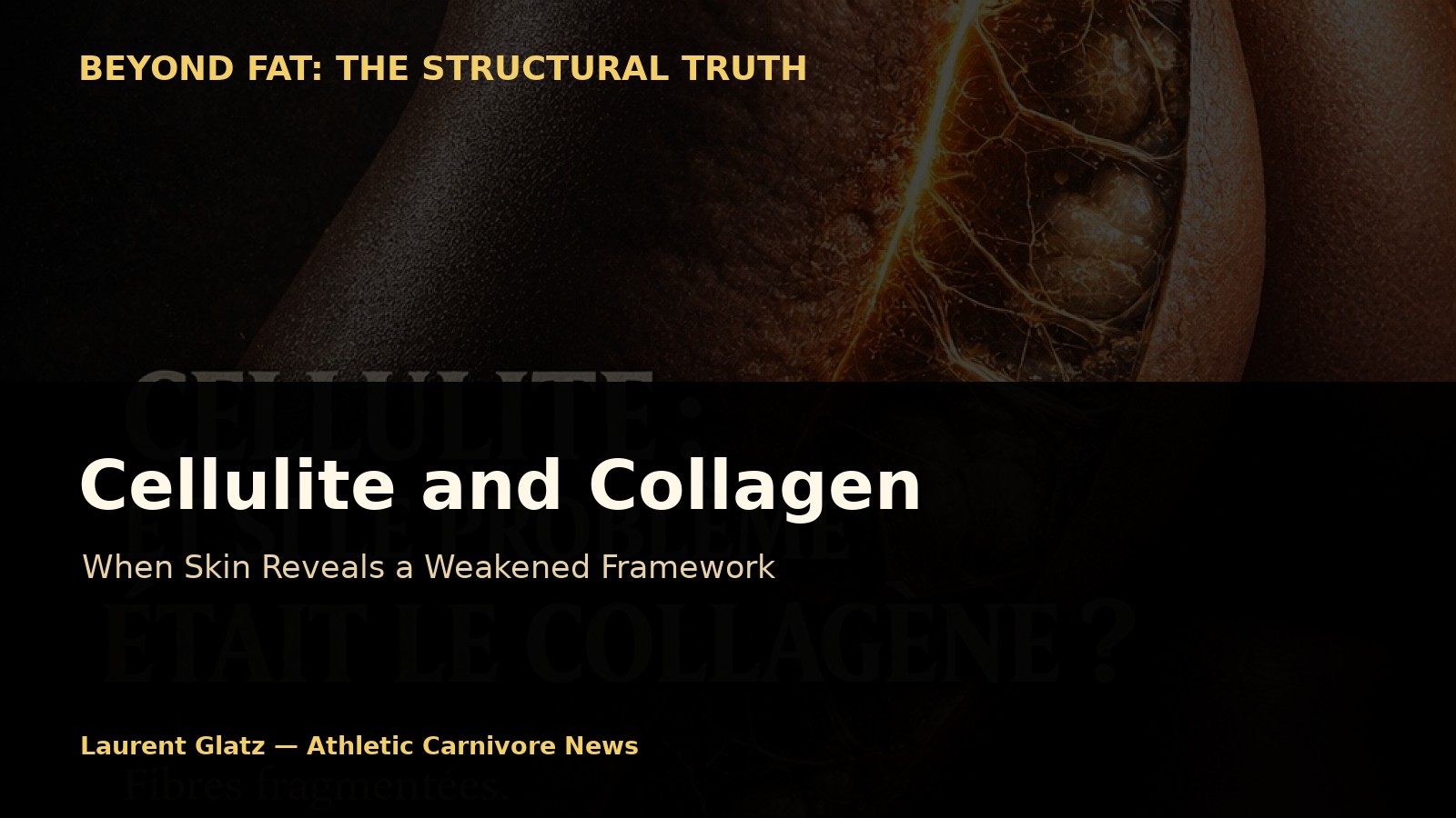Cellulite and Collagen: When Skin Reveals a Weakened Framework