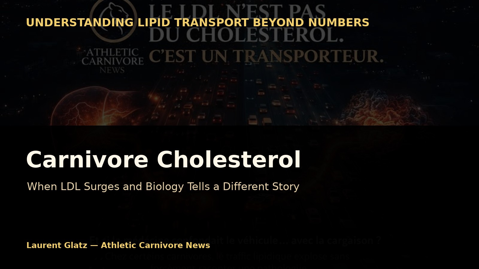 Carnivore Cholesterol: When LDL Surges and Biology Tells a Different Story