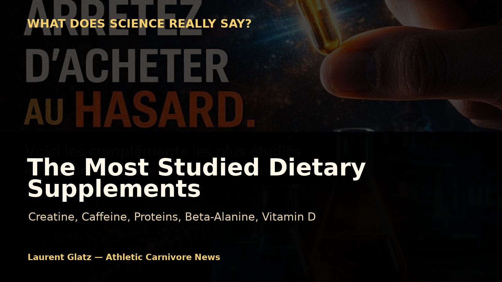 The Most Studied Dietary Supplements: What Do We Really Know?