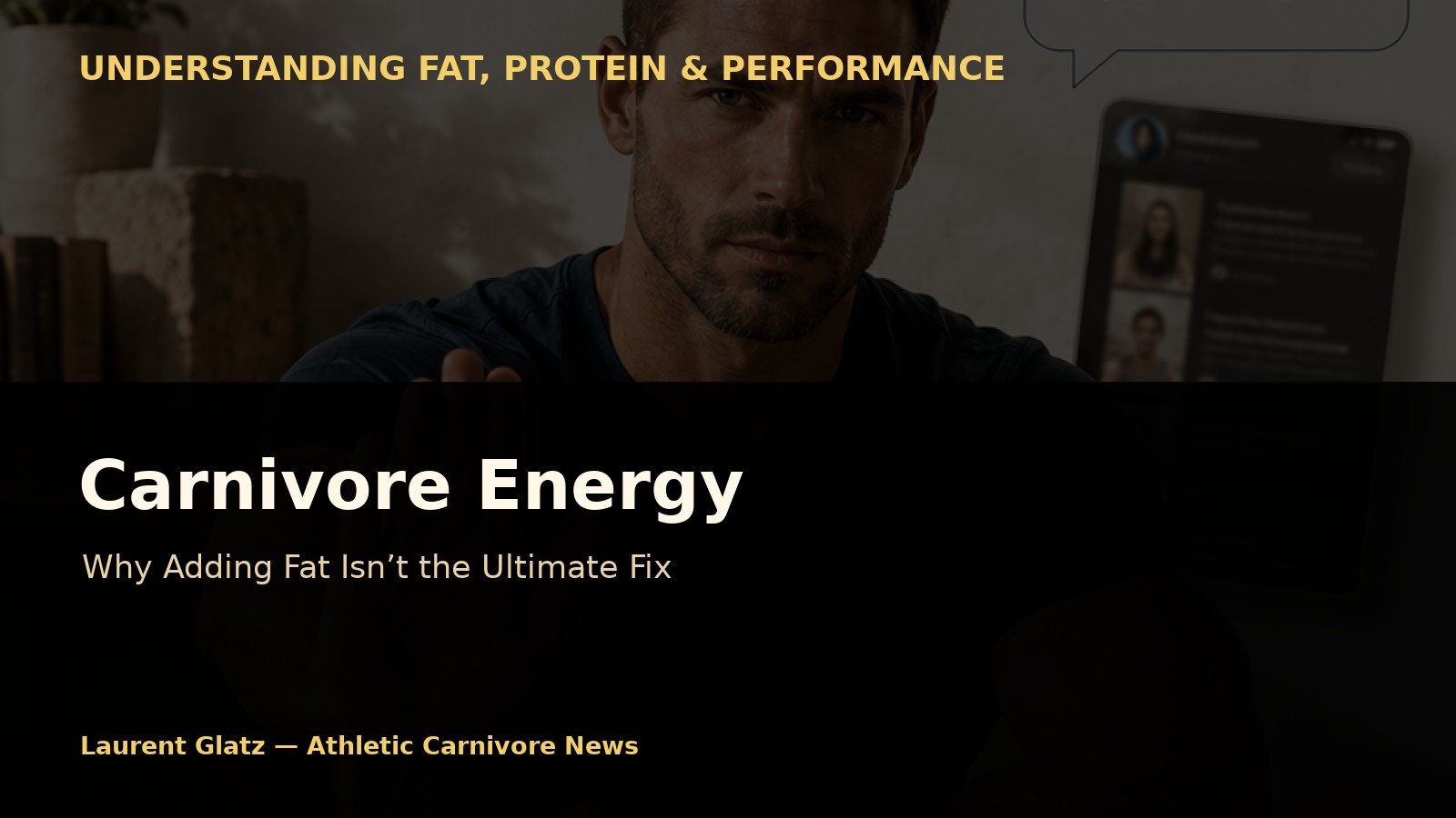 Carnivore Energy: Why Adding Fat Isn’t the Ultimate Fix