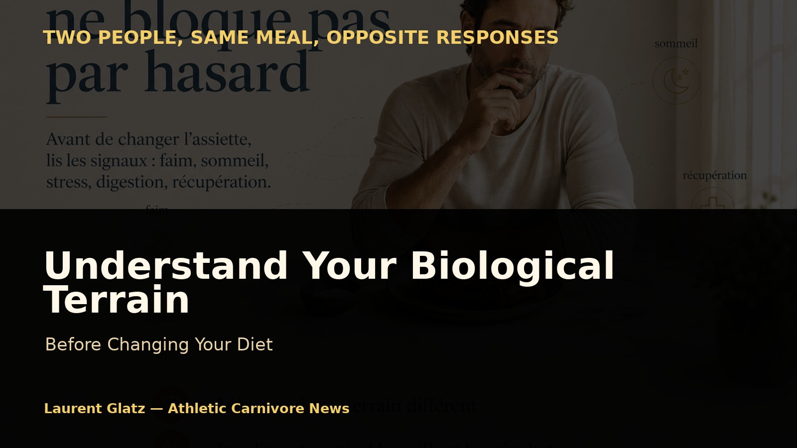 Before Changing Your Diet, First Understand Your Biological Terrain