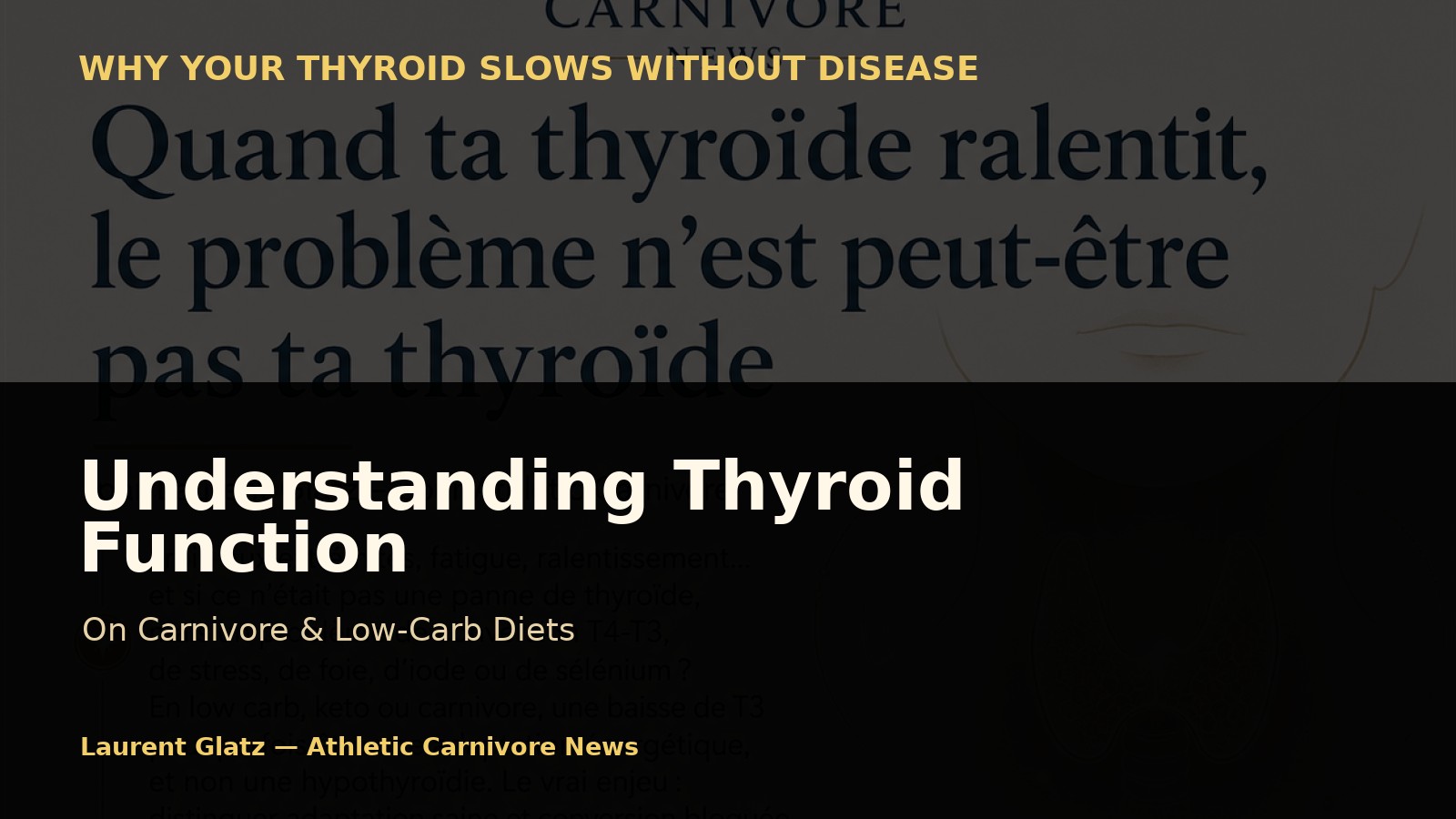 Understanding Thyroid Function on a Carnivore or Low-Carb Diet