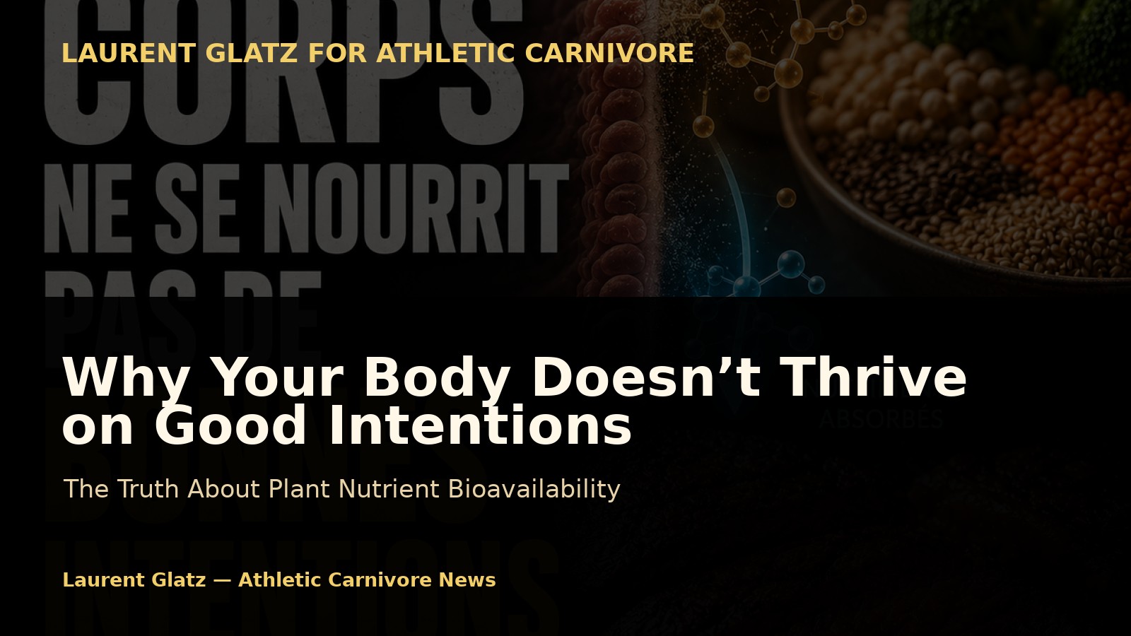 Why Your Body Doesn’t Thrive on Good Intentions Alone