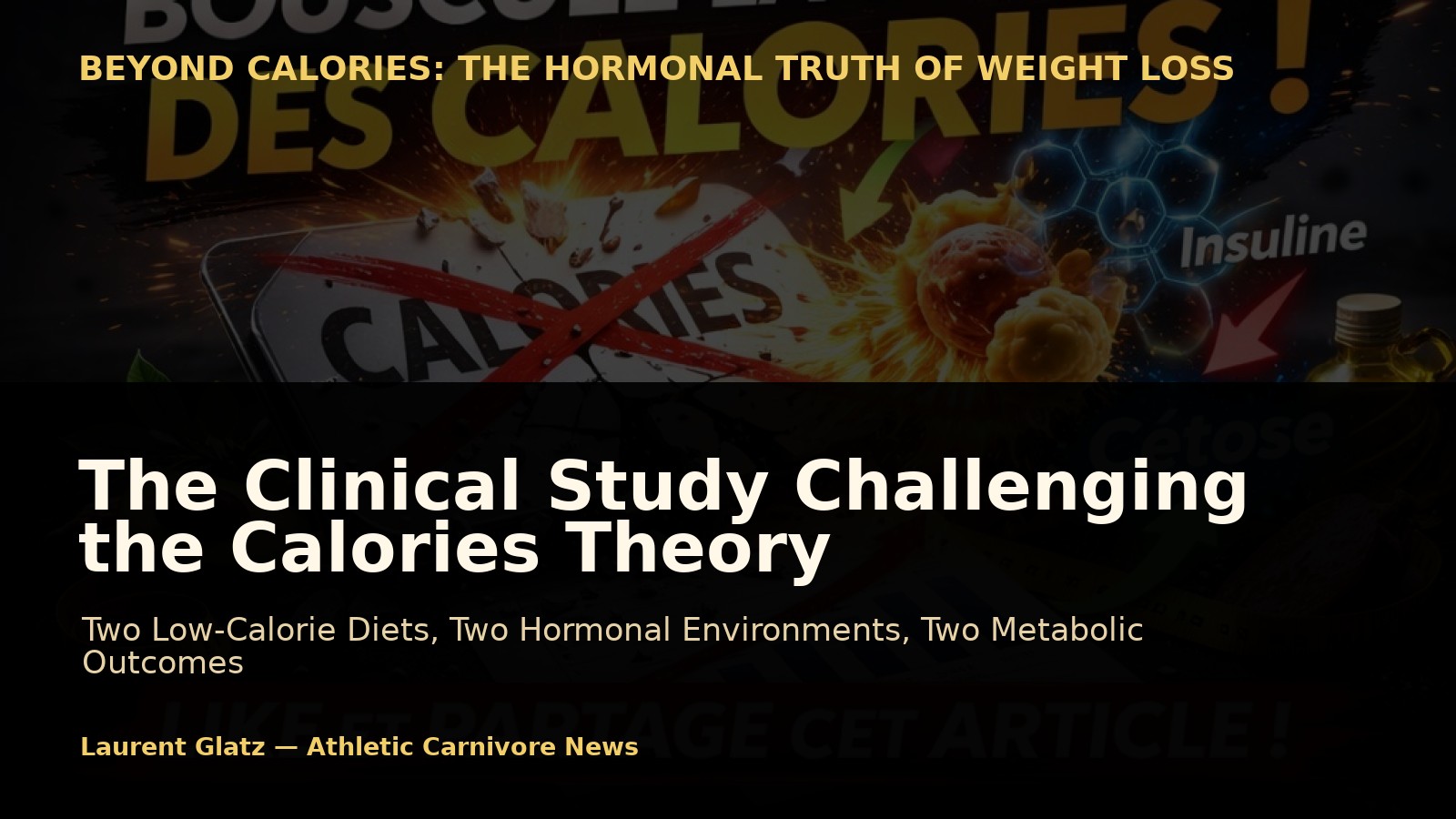The Clinical Study Challenging the Calories Theory