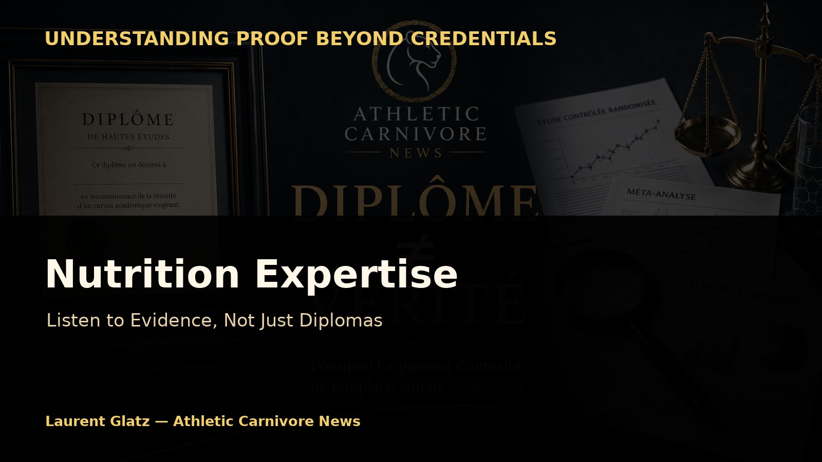 Nutrition Expertise: Listening to Evidence Beyond Diplomas