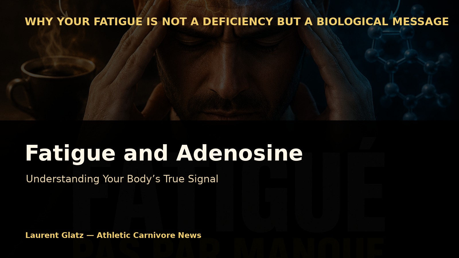 Fatigue and Adenosine: Understanding What Your Body Is Really Accumulating