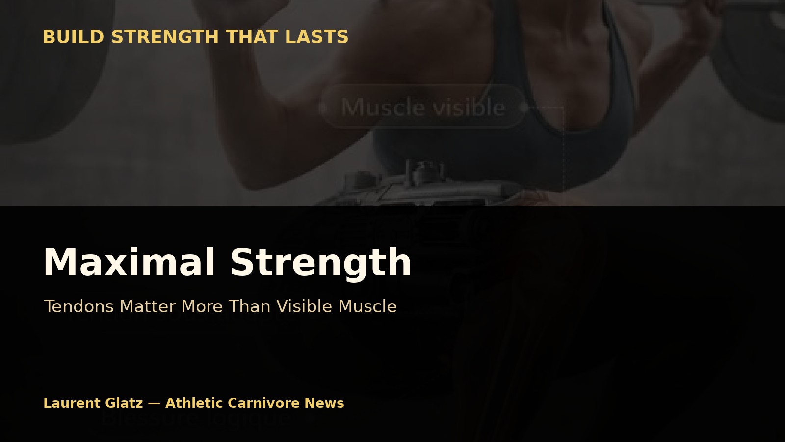 Maximal Strength: Tendons Matter More Than Visible Muscle