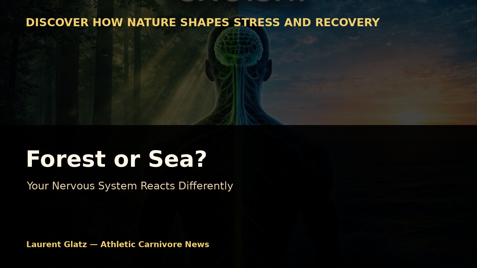Forest or Sea: Your Nervous System Reacts Differently