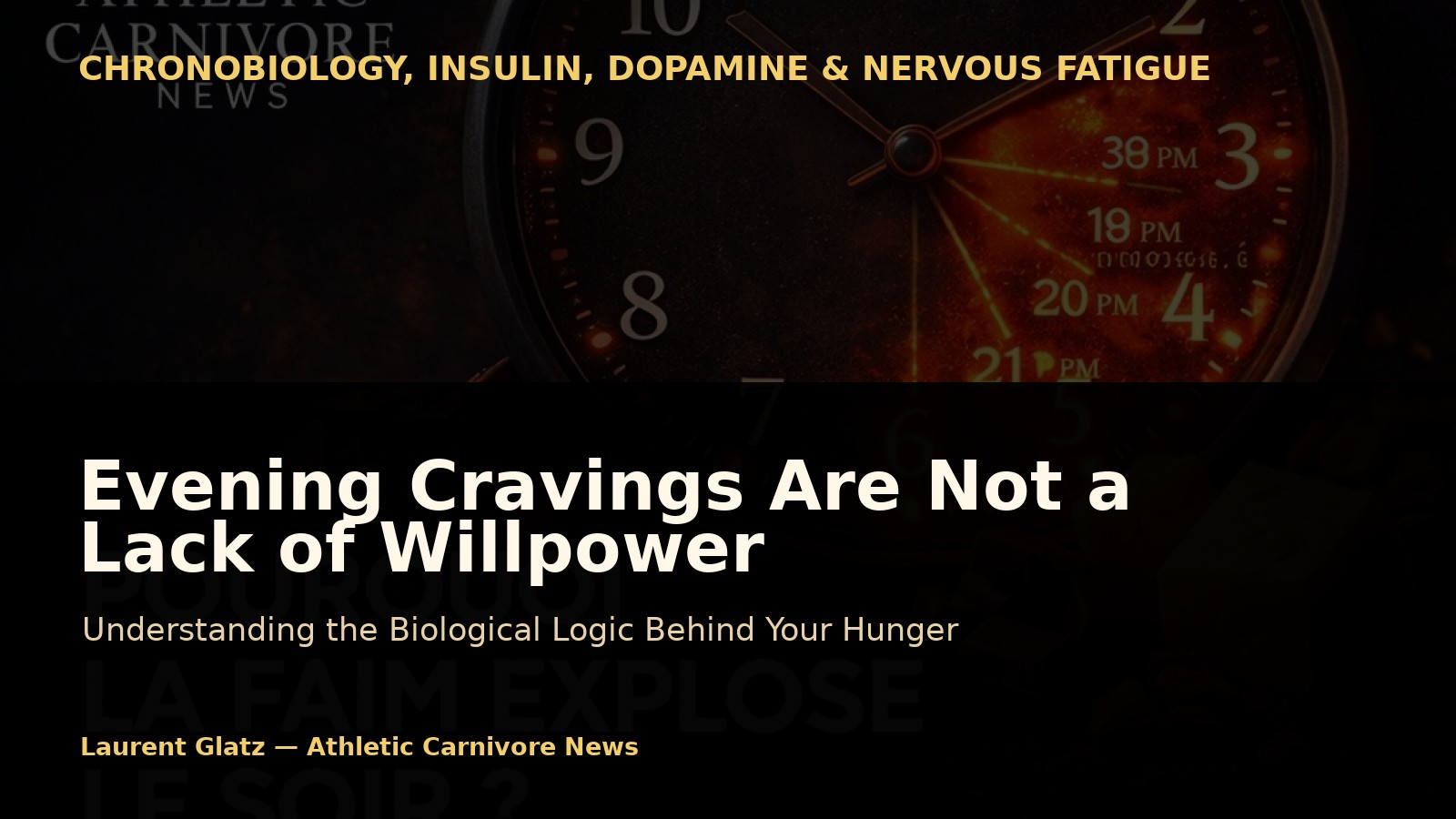Evening Cravings Are Not a Lack of Willpower