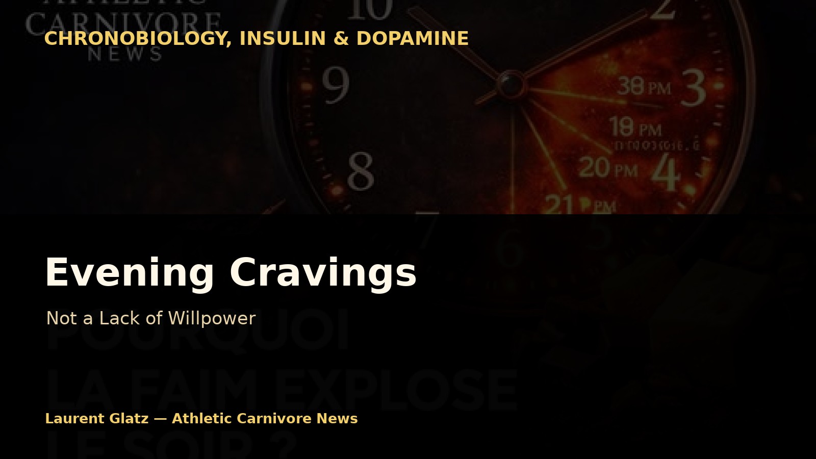 Evening Cravings Are Not a Lack of Willpower
