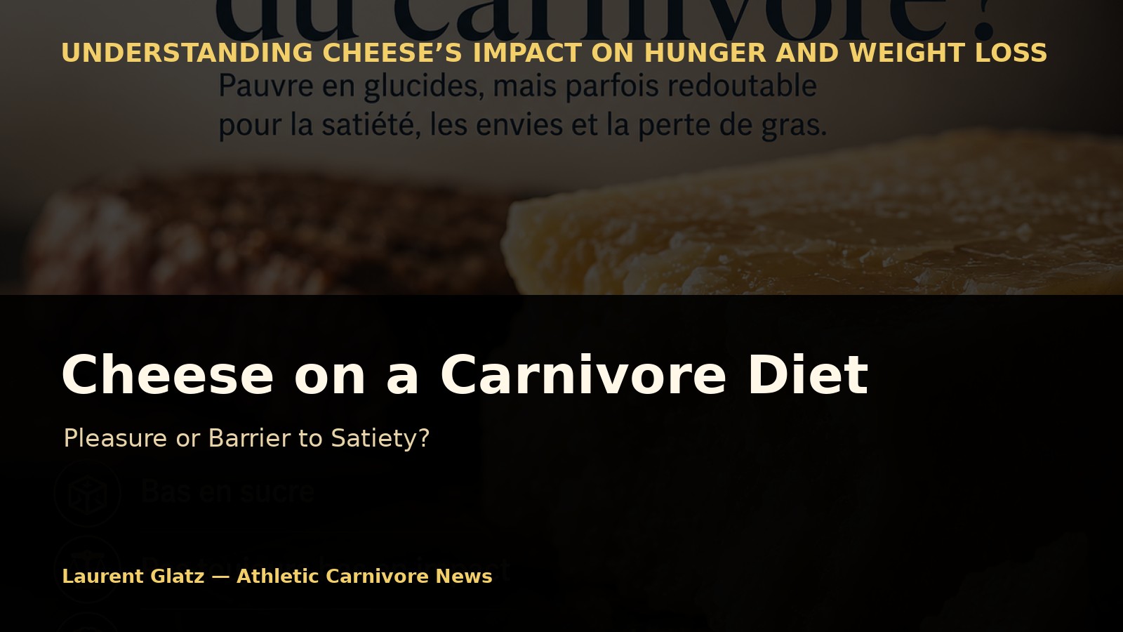 Cheese on a Carnivore Diet: Pleasure or a Barrier to Satiety?