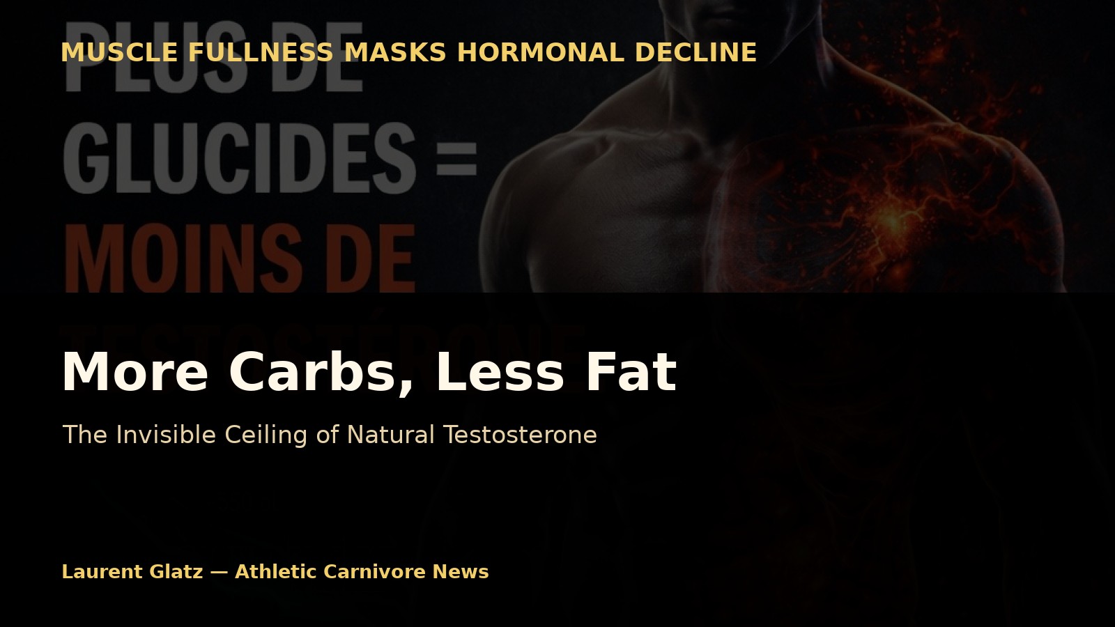 More Carbs, Less Fat: The Invisible Ceiling of Natural Testosterone