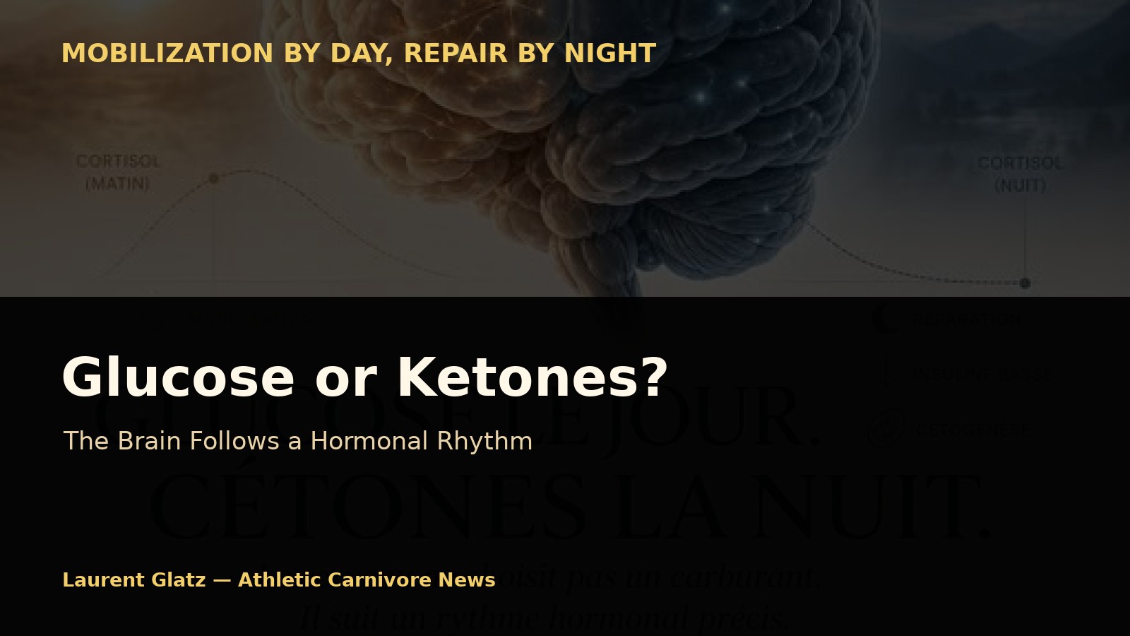 Glucose or Ketones: The Brain Follows a Rhythm