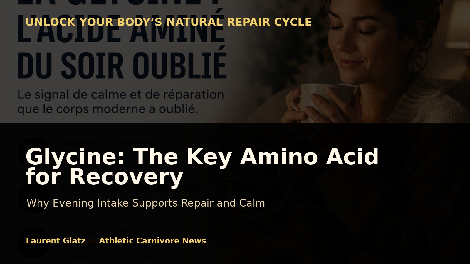 Glycine: The Key Amino Acid for Modern Body Recovery