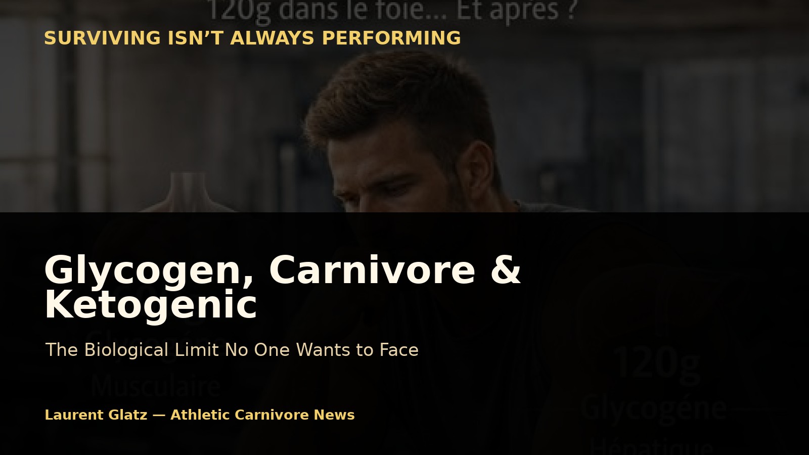 Glycogen, Carnivore, Ketogenic: The Biological Limit No One Wants to Face