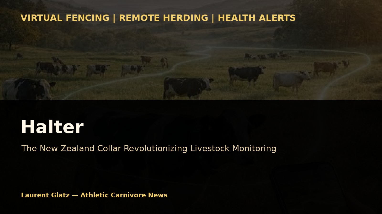 Halter: The New Zealand Collar Revolutionizing Continuous Biological Monitoring of Cattle