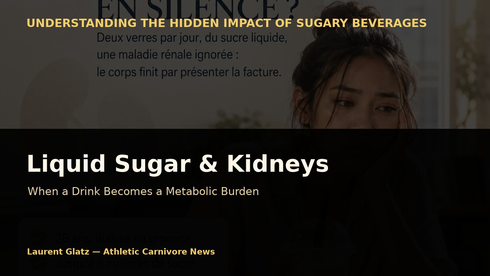 Liquid Sugar and Kidneys: When a Drink Becomes a Metabolic Burden