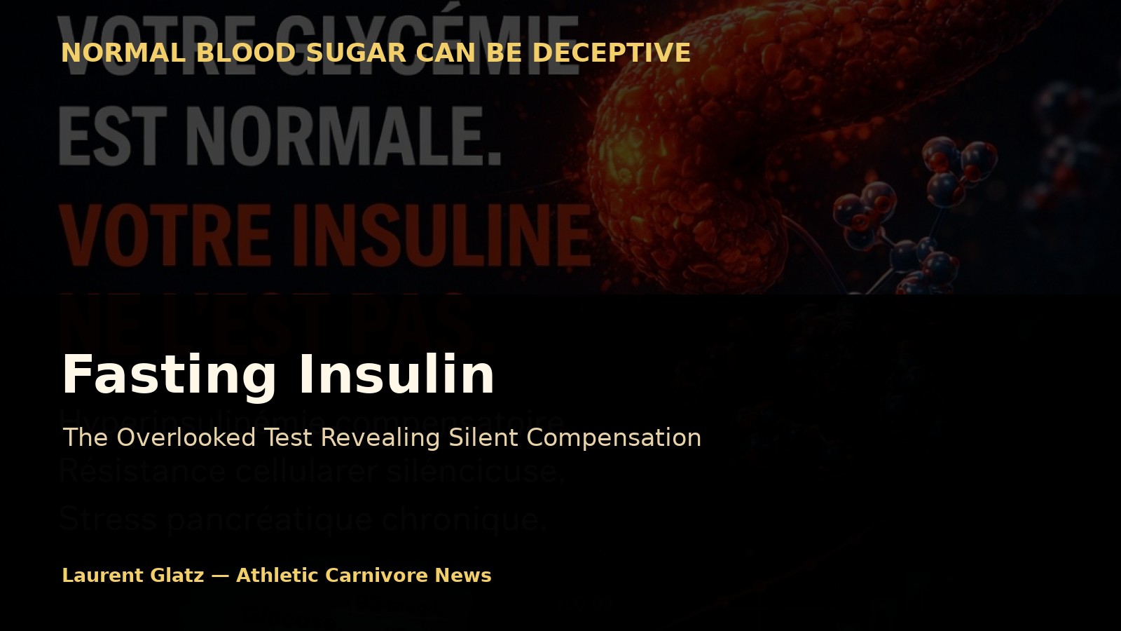 Fasting Insulin: The Overlooked Test Revealing Silent Compensation