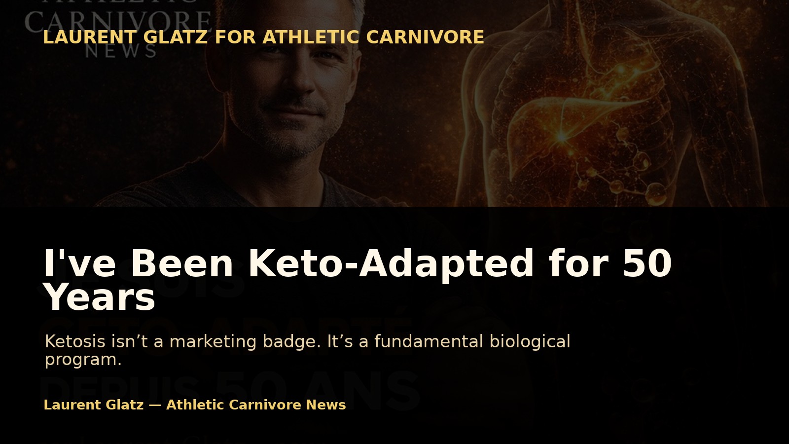 I've Been Keto-Adapted for 50 Years