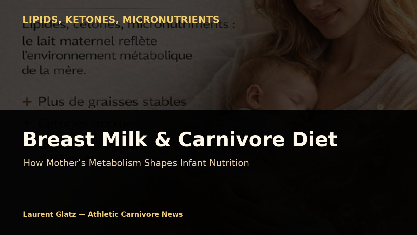 Breast Milk: What Does a Carnivore Diet Really Change?