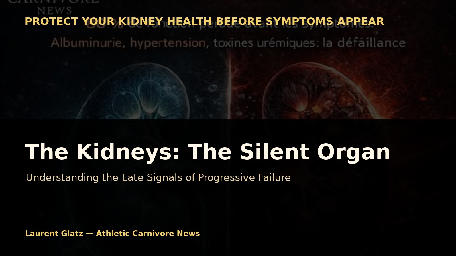 The Kidneys, the Silent Organ: Understanding the Late Signals of Progressive Failure