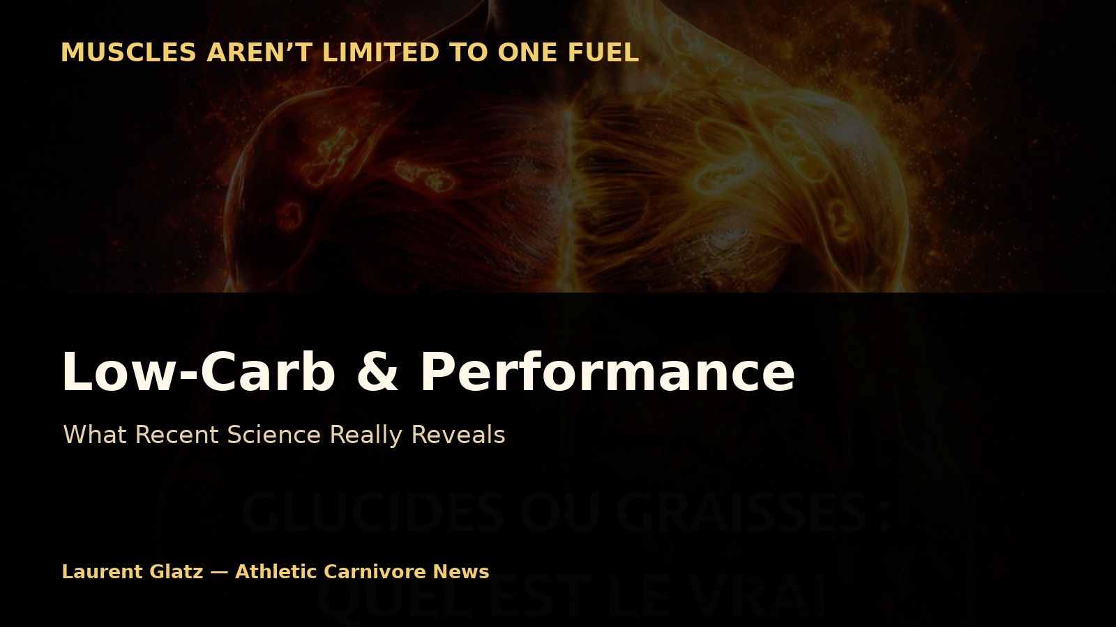 Low-Carb and Performance: What Recent Science Really Reveals