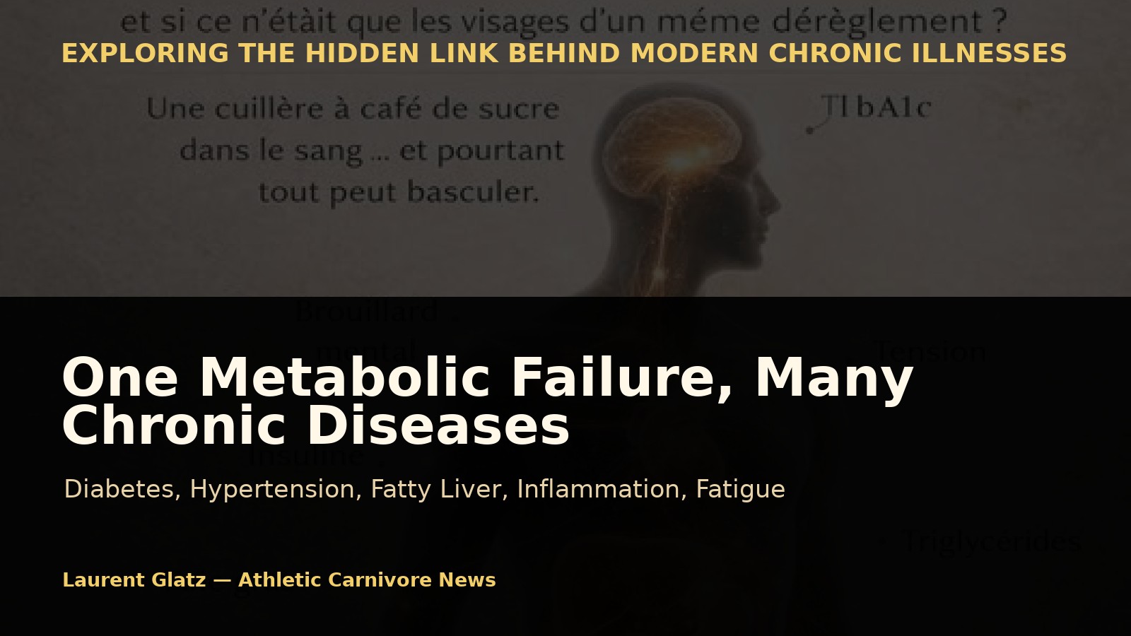 What If Most Chronic Diseases Stem from a Single Metabolic Breakdown?
