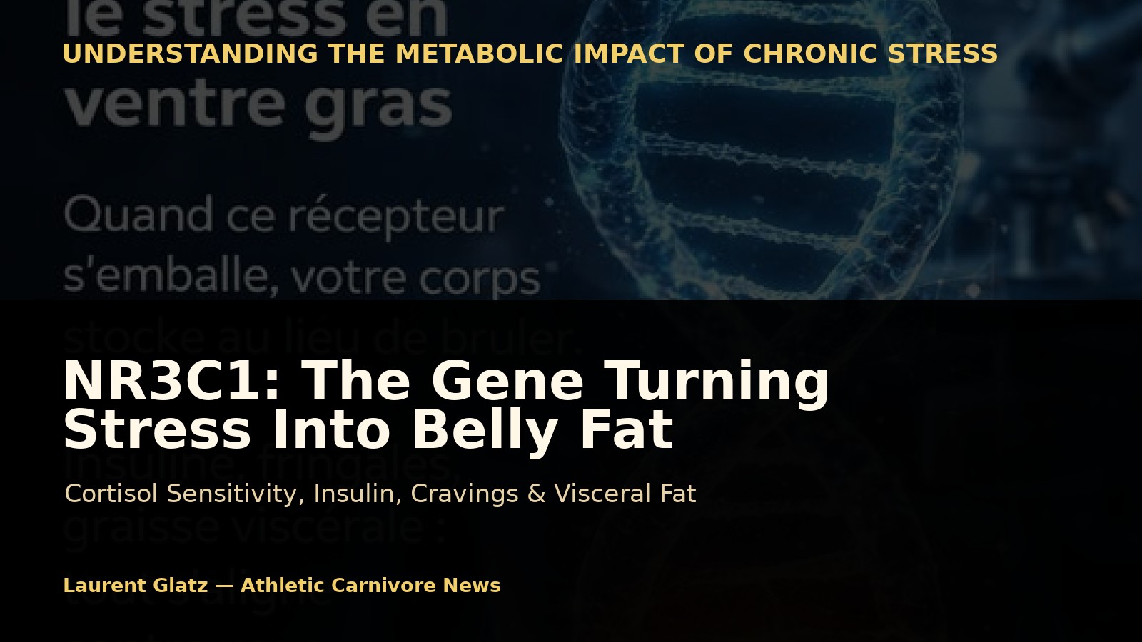 NR3C1: The Gene That Can Turn Stress Into Abdominal Fat