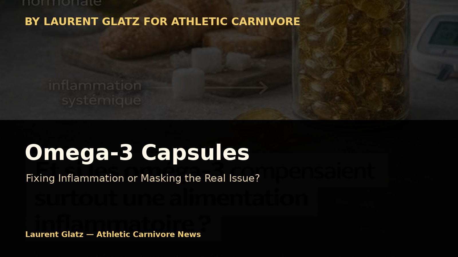Omega-3 Capsules: Addressing Inflammation or Masking the Real Issue?