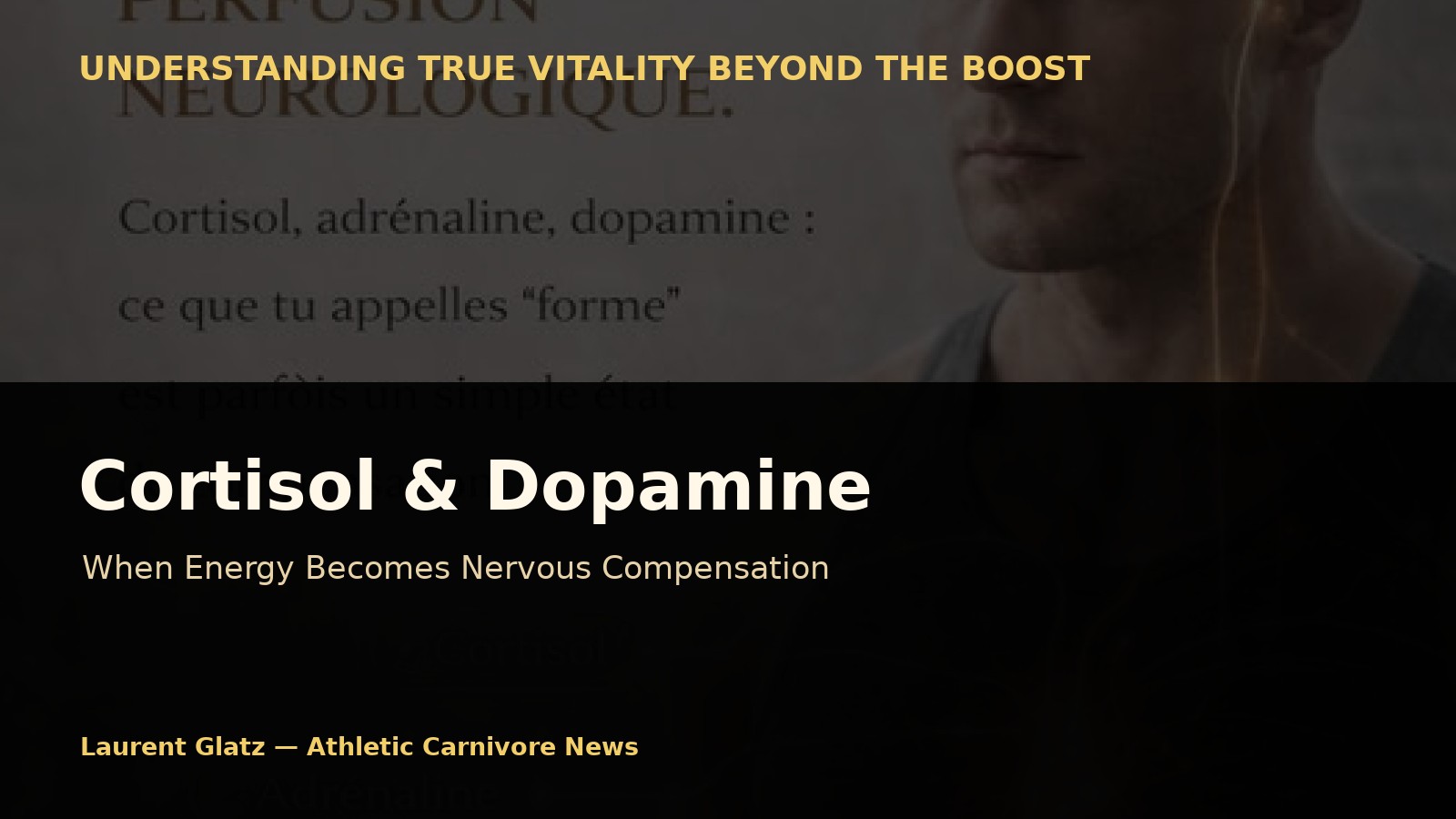 Cortisol and Dopamine: When Energy Becomes Nervous Compensation