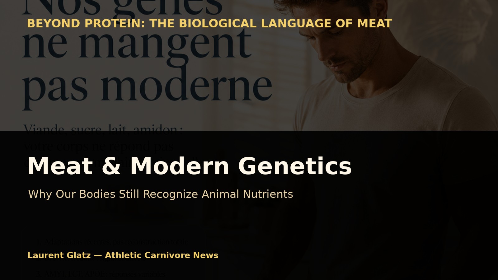Understanding the Role of Meat in Our Modern Genetics