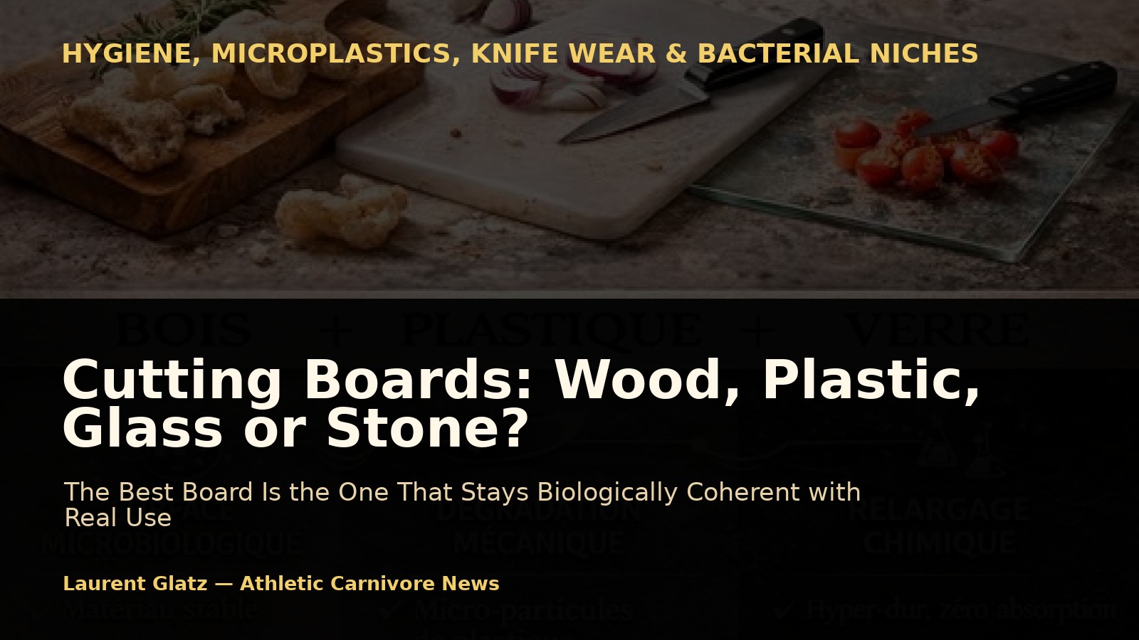 Cutting Boards: Wood, Plastic, Glass, or Stone?