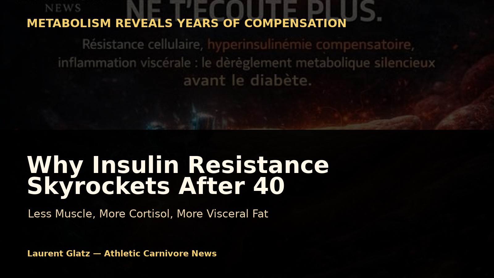 Why Insulin Resistance Skyrockets After 40