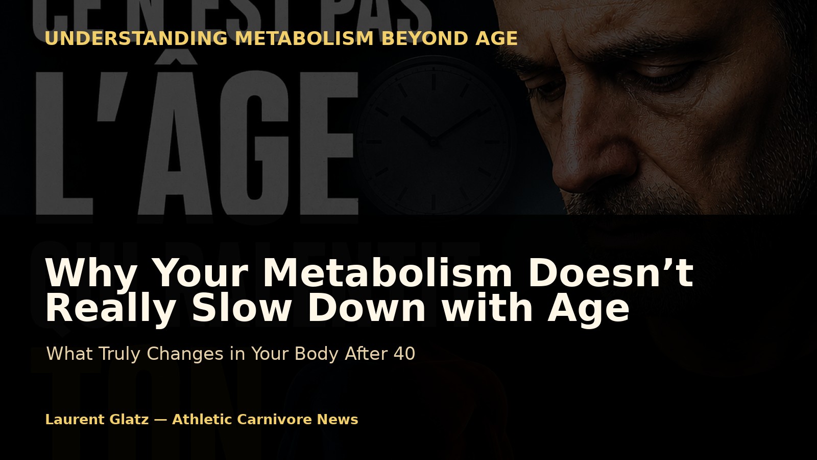 Why Your Metabolism Doesn’t Really Slow Down with Age