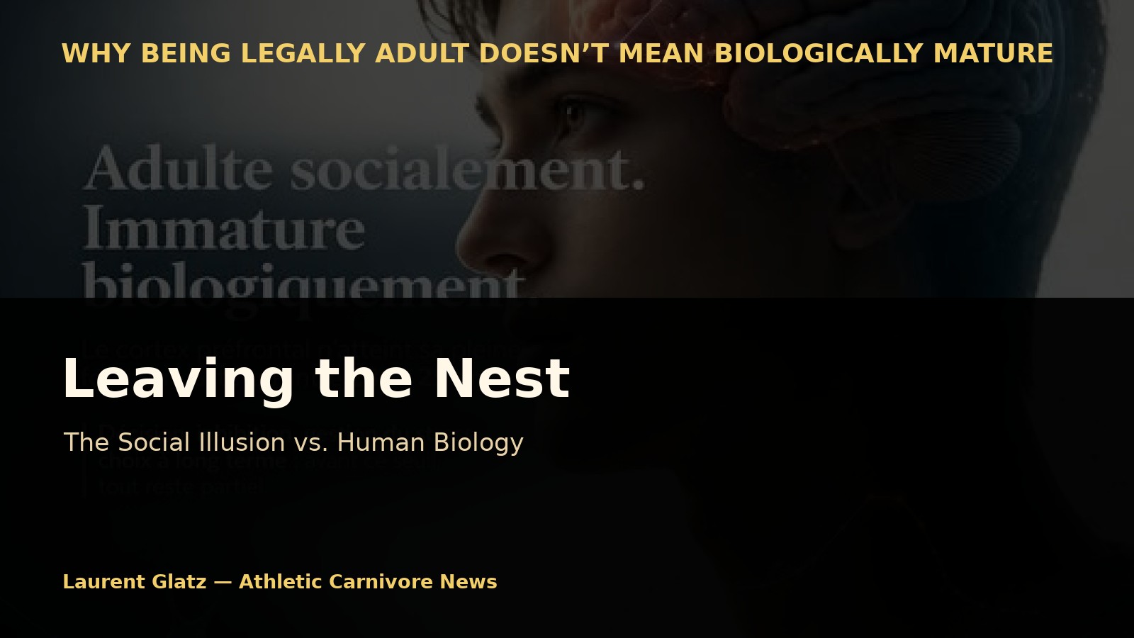 Leaving the Nest: The Social Illusion vs. Human Biology
