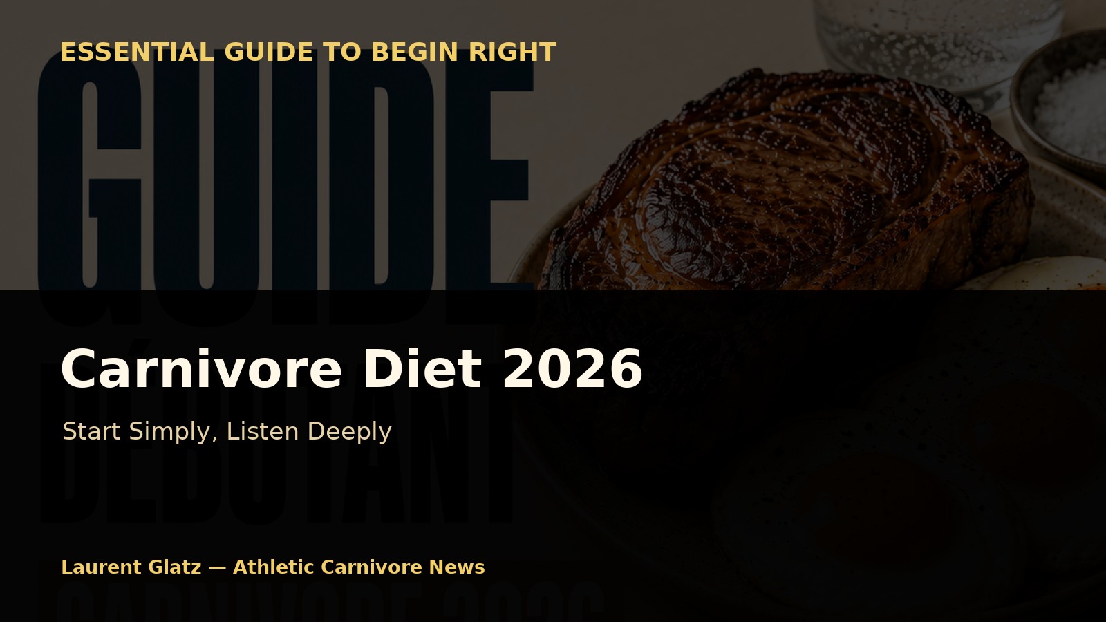 Carnivore Diet 2026: Start Simply to Better Listen to Your Body