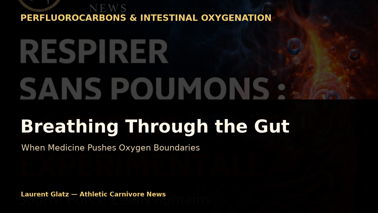 Breathing Through the Gut: When Medicine Pushes Oxygen Boundaries