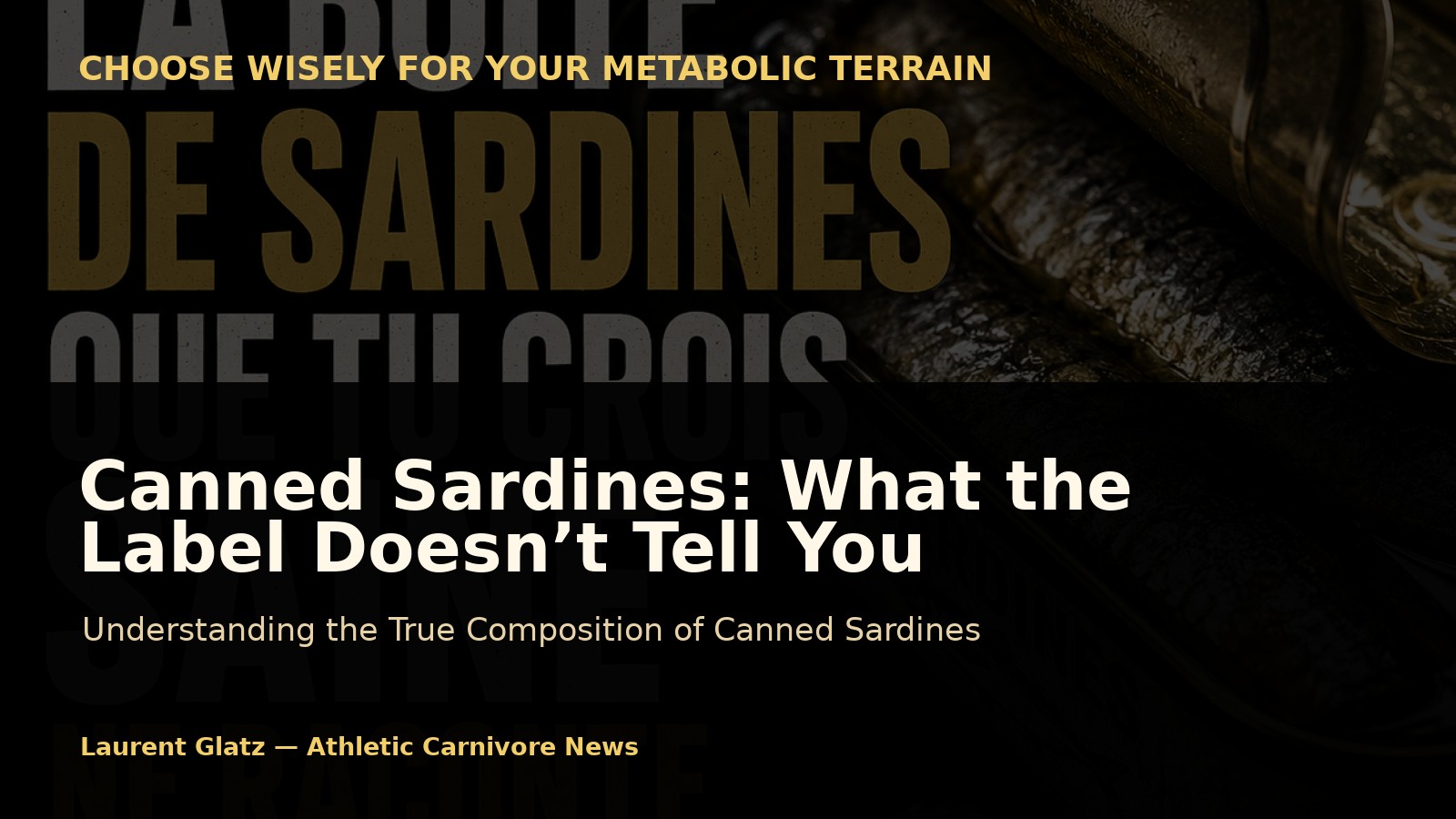 Canned Sardines: What the Label Doesn’t Tell You