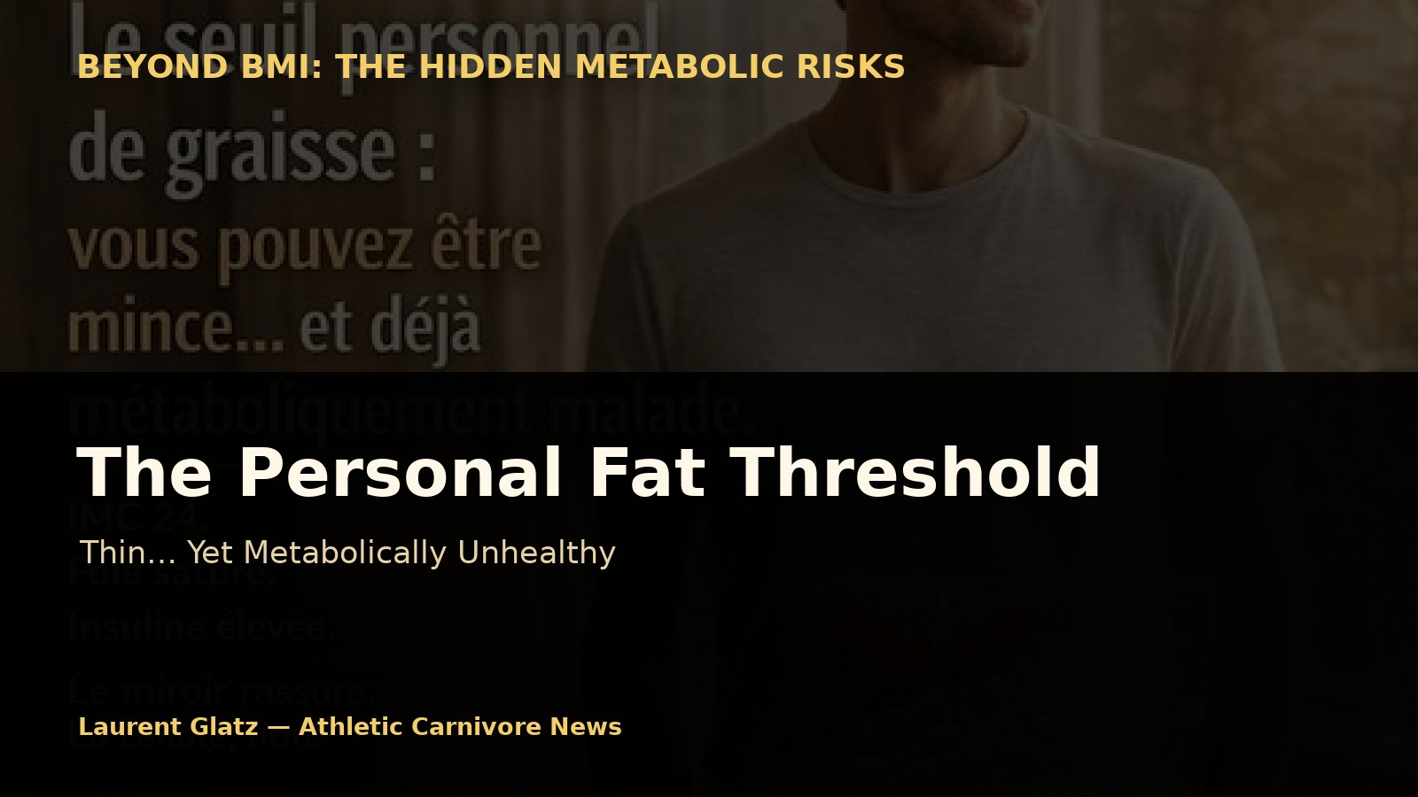 The Personal Fat Threshold: Thin… Yet Metabolically Unhealthy