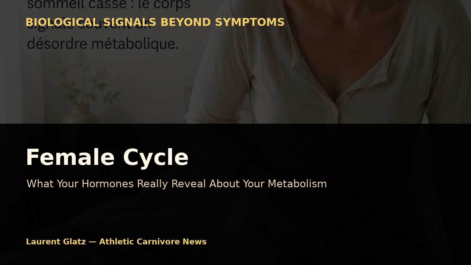 Female Cycle: What Your Hormones Really Reveal About Your Metabolism