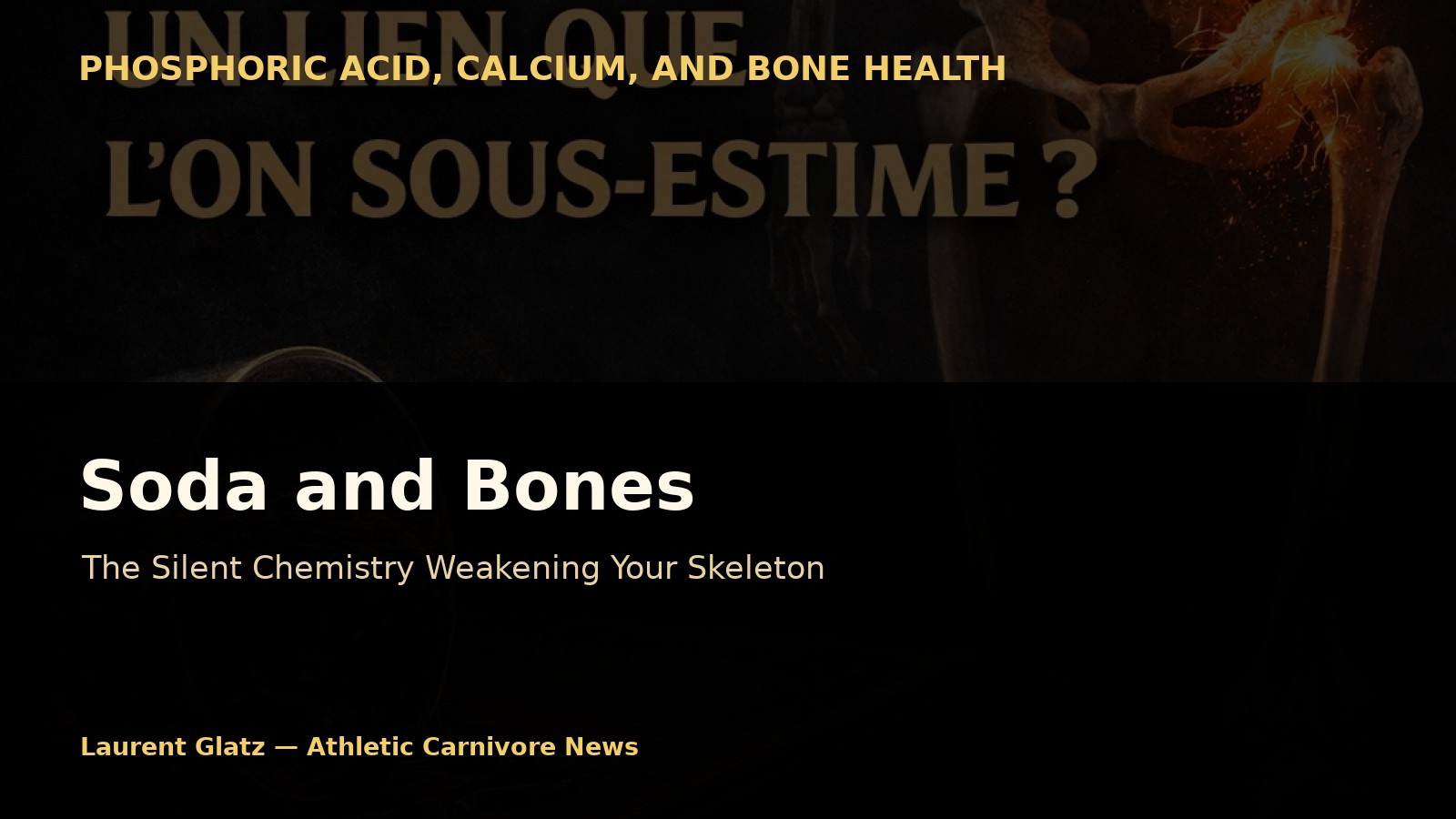 Soda and Bones: The Silent Chemistry That Weakens Your Skeleton