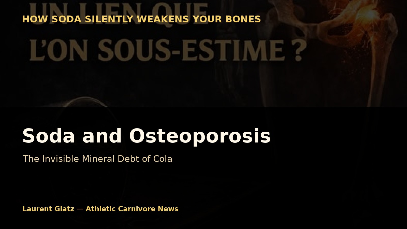 Soda and Osteoporosis: The Invisible Mineral Debt of Cola