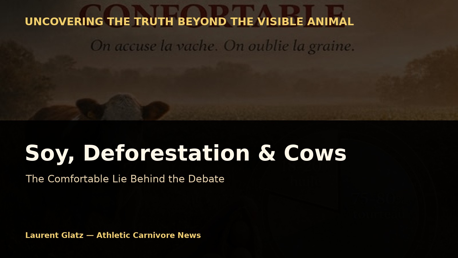 Soy, Deforestation, and Cows: The Comfortable Lie
