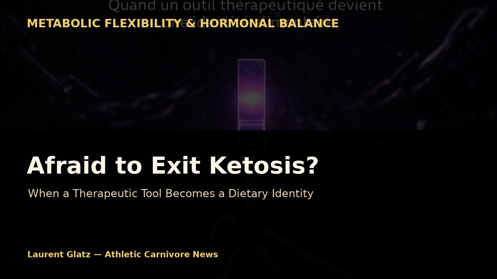 Afraid to Exit Ketosis?