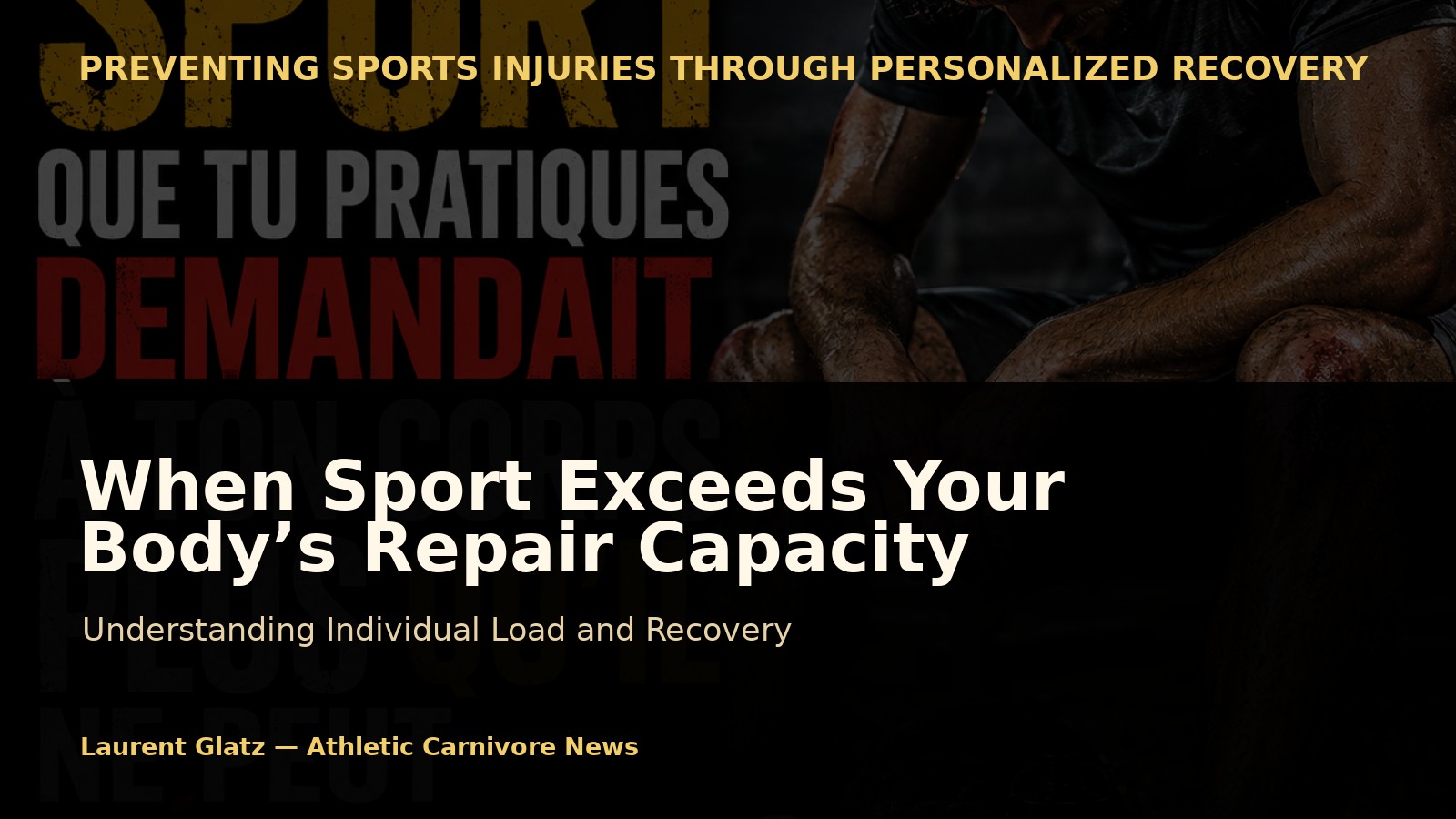 When Sport Exceeds Your Body’s Repair Capacity