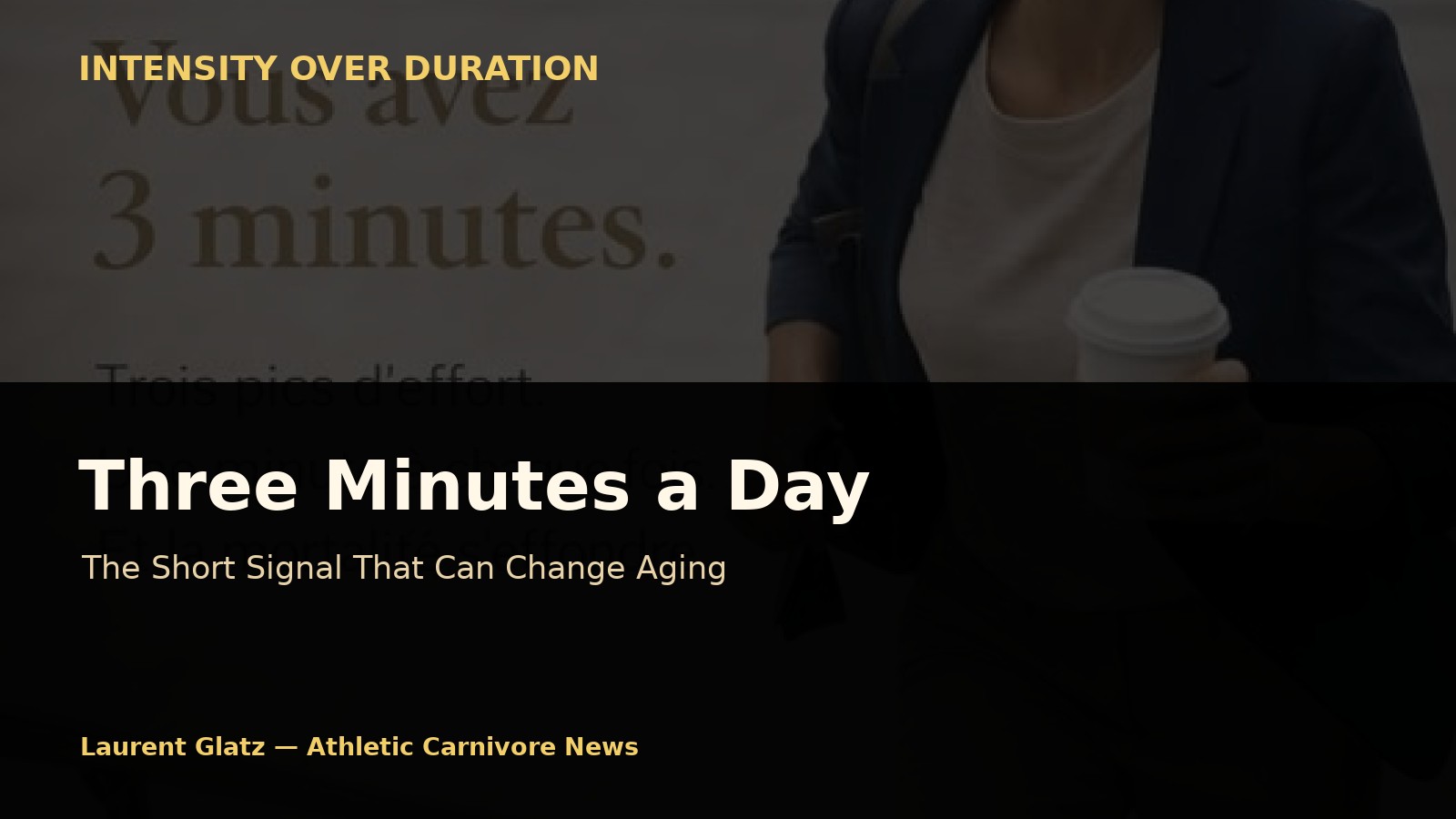 Three Minutes a Day: The Short Signal That Can Change Aging